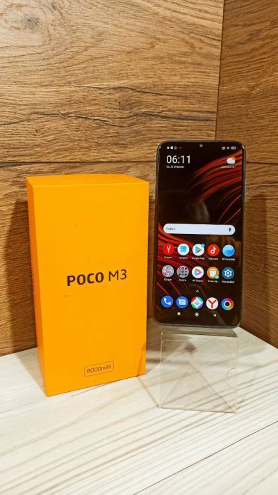 Лот: 19981620. Фото: 1. Смартфон Xiaomi POCO M3 4/128... Смартфоны