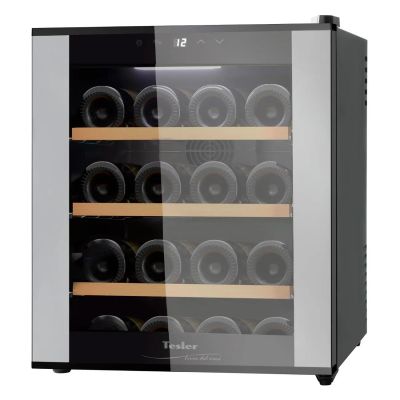 Лот: 24893668. Фото: 1. Винный шкаф Tesler WCV-160 Silver. Холодильники, морозильные камеры