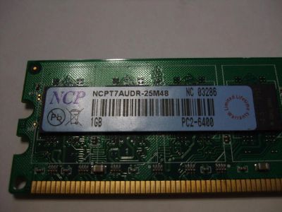 Лот: 7529330. Фото: 1. Память 1Gb DDR2. Оперативная память