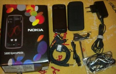 Лот: 765560. Фото: 1. Nokia 5800XM, с рубля! никаких... Смартфоны