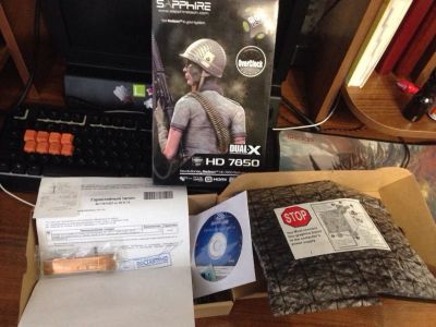 Лот: 11131389. Фото: 1. Sapphire radeon hd 7850 2gb шина... Видеокарты