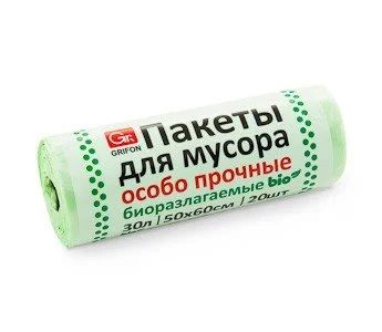 Лот: 19806918. Фото: 1. Мешки для мусора Grifon Bio 30л... Разное