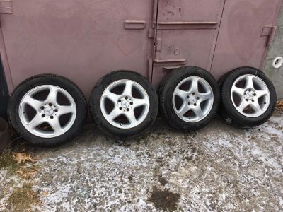 Лот: 15838330. Фото: 1. Оригинальные колеса Mercedes A203401... Шины на дисках