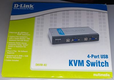 Лот: 25384320. Фото: 1. KVM Switch переключатель 4 портовый... Другое (периферия)