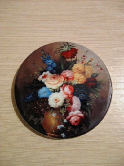 Лот: 18614721. Фото: 1. Магнит Натюрморт с букетом цветов. Магниты сувенирные