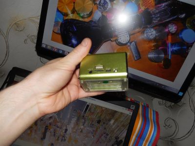Лот: 3924391. Фото: 1. Карманная Стерео Колонка - MP3... Портативные, беспроводные колонки