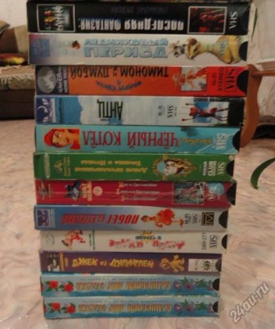 Лот: 6722330. Фото: 1. Видеокассеты VHS мультфильмы одним... Видеозаписи, фильмы