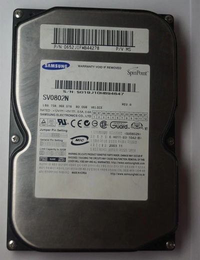 Лот: 3115700. Фото: 1. Жёсткий диск Samsung Spinpoint... Жёсткие диски (HDD)