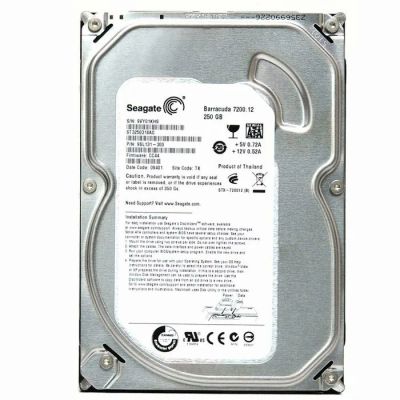 Лот: 3595450. Фото: 1. Жесткий диск 250 GB Seagate ST3250318AS. Жёсткие диски (HDD)
