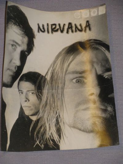 Лот: 7858100. Фото: 1. плакат на фотобумаге 5 nirvana... Наклейки, карточки, вкладыши