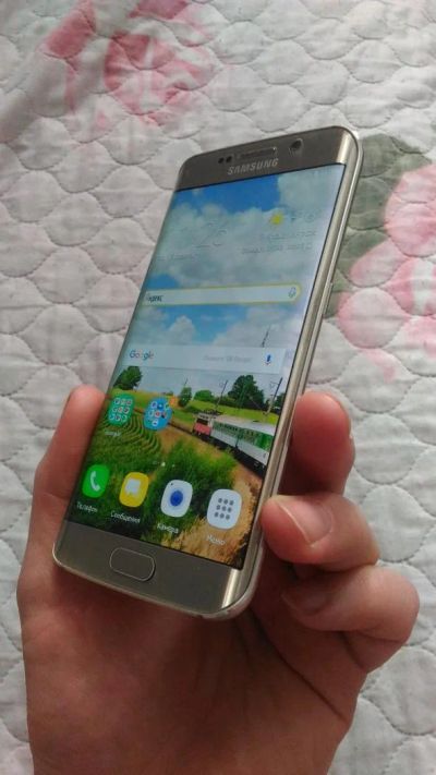 Лот: 11056244. Фото: 1. Продам Samsung Galaxy S6 Edge... Смартфоны