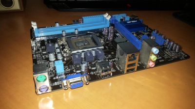 Лот: 6786202. Фото: 1. Материнская плата ASUS P8H61-M... Материнские платы