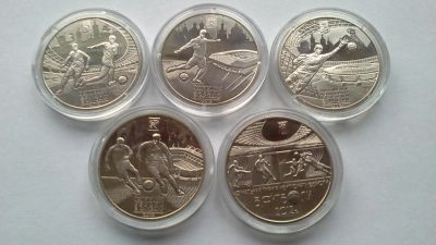 Лот: 7346033. Фото: 1. Украина 2011 год 5 гривен Евро... Страны СНГ и Балтии