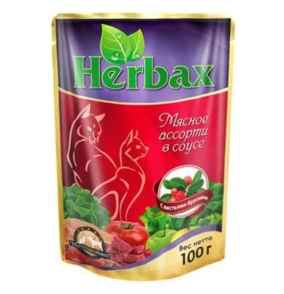 Лот: 15055606. Фото: 1. (Хербакс) Мясное ассорти с листьями... Корма