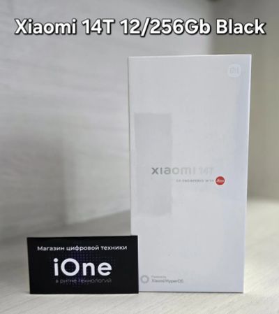 Лот: 24785835. Фото: 1. Xiaomi 14T 12/256Gb Black (Новый... Смартфоны