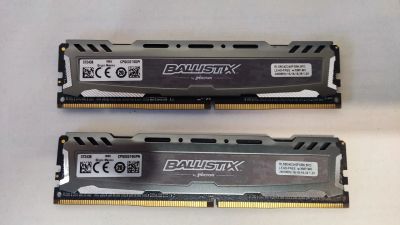 Лот: 22028436. Фото: 1. Оперативка 2*8Gb Crucial Ballistix. Оперативная память