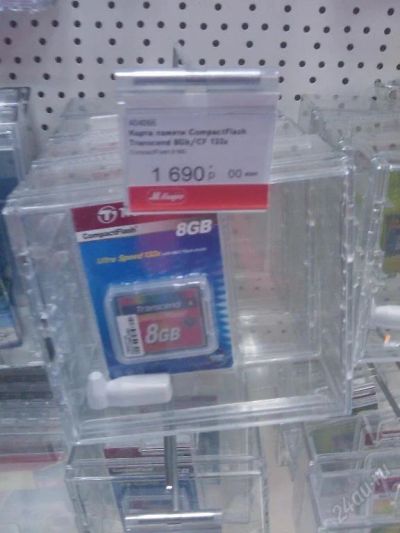 Лот: 88484. Фото: 1. Transcend CF 8 GB (x133). USB-флеш карты