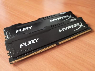 Лот: 16204353. Фото: 1. 8Gb (2x4Gb) DDR4 Kingston HyperX... Оперативная память