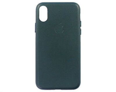 Лот: 20890904. Фото: 1. Чехол iPhone X/XS Leather hi-copy... Чехлы, бамперы