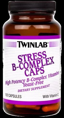 Лот: 3625539. Фото: 1. Twinlab Stress B-Complex 250 капсул... Спортивное питание, витамины