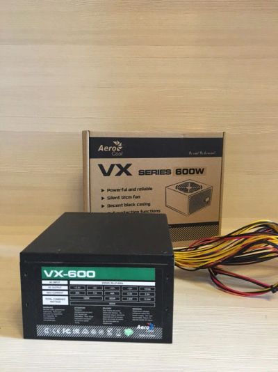 Лот: 8008512. Фото: 1. Блок питания AERO COOL VX-600... Корпуса, блоки питания