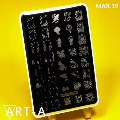 Лот: 15481494. Фото: 1. Пластина для стемпинга Art-A MAX... Украшения, дизайн ногтей