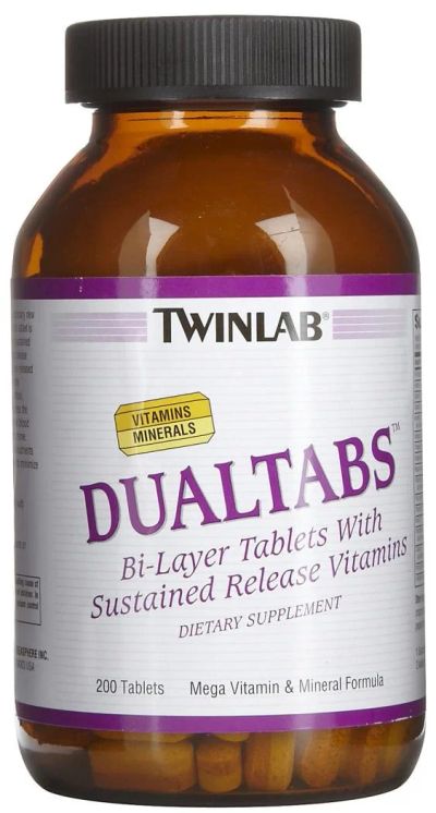 Лот: 5010969. Фото: 1. DualTabs от Twinlab, 200 таблеток... Спортивное питание, витамины