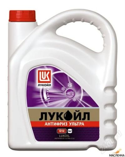 Лот: 2118610. Фото: 1. Лукойл Антифриз Ультра G-12 (4кг... Масла, жидкости
