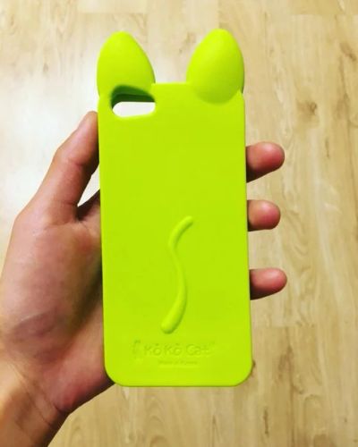 Лот: 7631940. Фото: 1. Чехол Iphone 5 5s кот котик ушки... Чехлы, бамперы