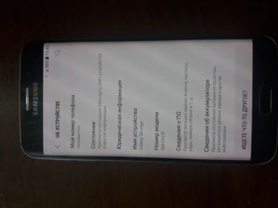 Лот: 13882901. Фото: 1. Samsung s6 edge отличное состояние. Смартфоны