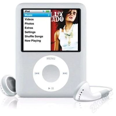 Лот: 1233076. Фото: 1. IPOD NANO 3g 4gb. Плееры