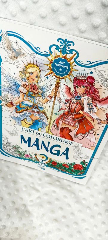 Лот: 24982434. Фото: 1. Раскраска антистресс manga. Для рисования