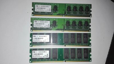 Лот: 7139560. Фото: 1. 4gb: 2 планки по 1gb DDRII и 2... Оперативная память