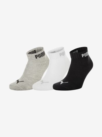 Лот: 22451510. Фото: 1. Носки PUMA Quarter-V, 3 пары... Другое (спортивная одежда)