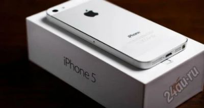Лот: 6438556. Фото: 1. iPhone 5 32GB white. Смартфоны