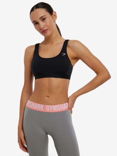Лот: 22413371. Фото: 1. Топ бра спортивный Gymshark, Черный. Другое (спортивная одежда)