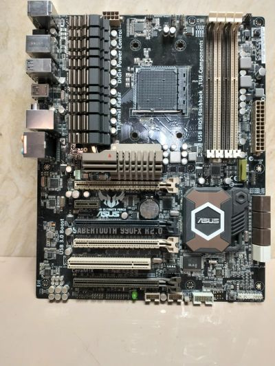 Лот: 24374950. Фото: 1. Материнская плата asus sabertooth... Материнские платы