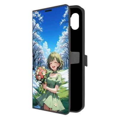 Лот: 25135210. Фото: 1. Чехол Krutoff Eco Book "Аниме... Чехлы, бамперы