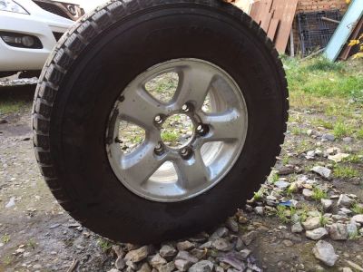 Лот: 12318551. Фото: 1. Колесо Toyota Land Cruiser r16. Шины на дисках