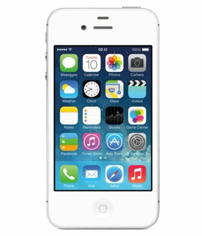 Лот: 11765460. Фото: 1. Iphone 4s 32gb white. Смартфоны