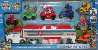 Лот: 14732580. Фото: 1. Автовоз с командой Щенячий патруль. Машины и техника