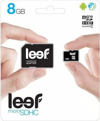 Лот: 10667998. Фото: 1. Карта памяти 8GB Leef micro SDHC... Карты памяти