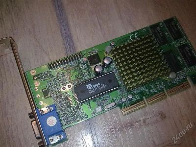Лот: 3408544. Фото: 1. GeForce2 MX400 128-bit 32mb AGP. Видеокарты