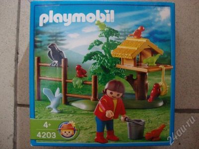 Лот: 442764. Фото: 1. Playmobil Мальчик с птичкой. Конструкторы
