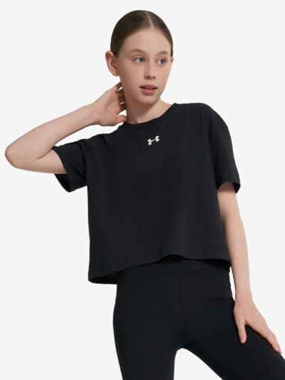 Лот: 25083536. Фото: 1. Футболка для девочек Under Armour... Другое (спортивная одежда)