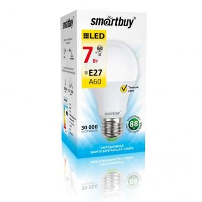 Лот: 8082428. Фото: 1. Лампа светодиодная Smartbuy A60... Другое освещение