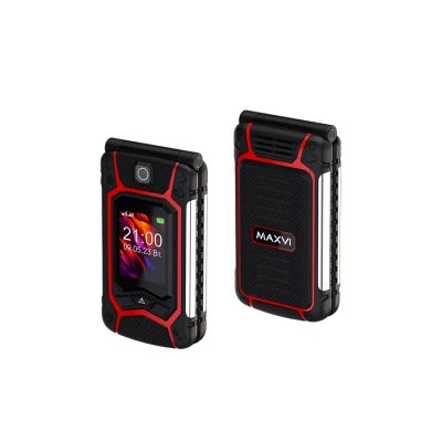 Лот: 25021381. Фото: 1. Сотовый Maxvi E10ds Red 2sim/2... Кнопочные мобильные телефоны