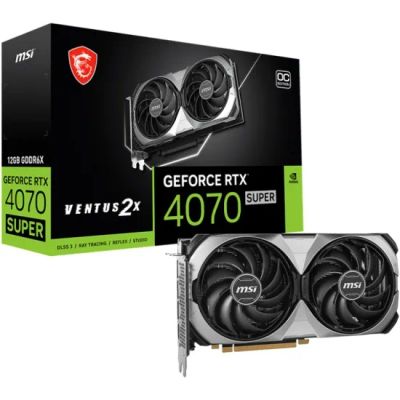 Лот: 22561432. Фото: 1. 12Gb Msi RTX 4070 Super Ventus... Видеокарты