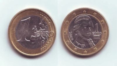 Лот: 19441875. Фото: 1. Монета - 1 евро Австрия (2009). Европа