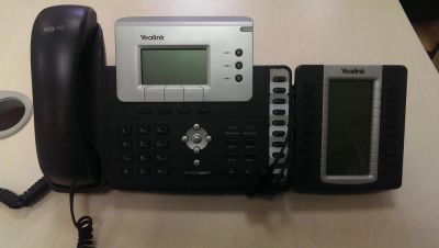 Лот: 3881079. Фото: 1. Телефон Yealink SIP-T26P + Yealink... DECT и радиотелефоны